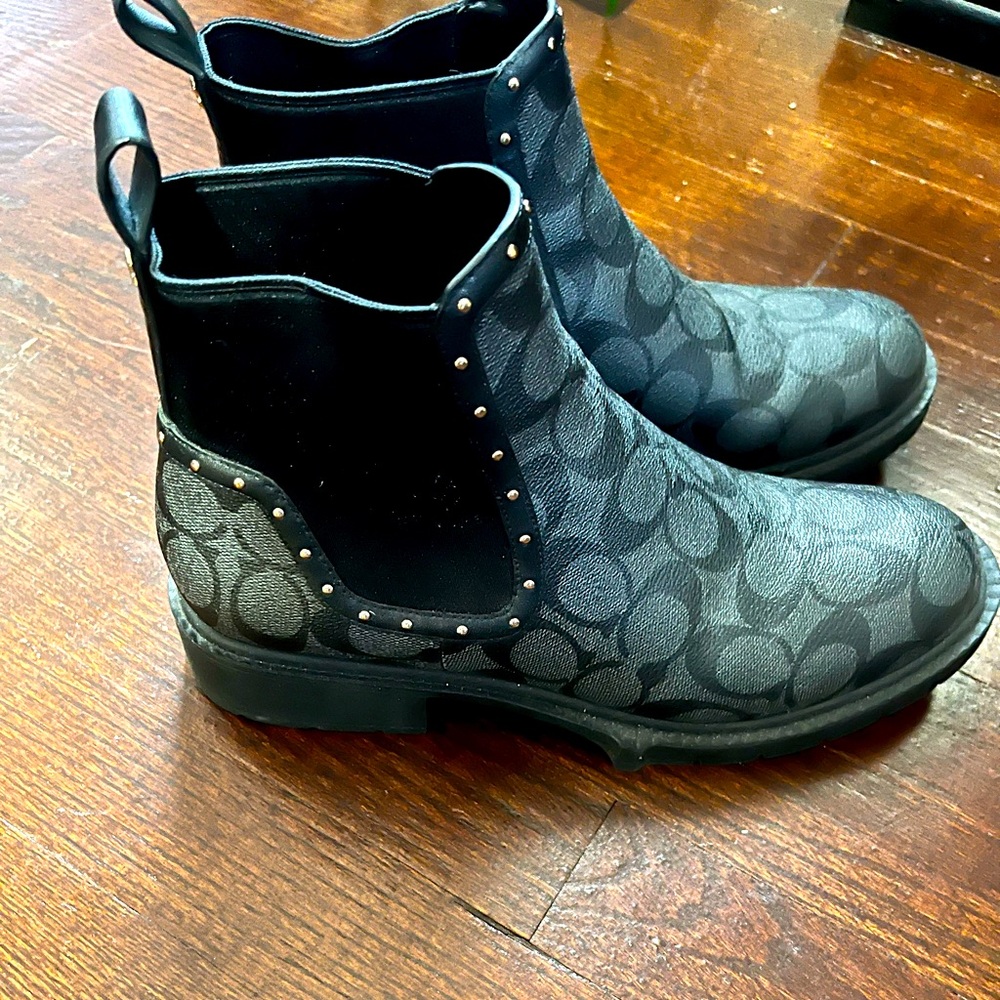 Coach Black Booties